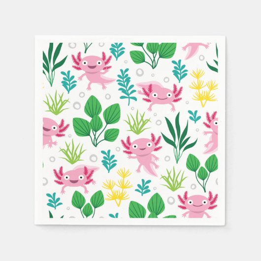 Serviette En Papier Axolotl (Devant)