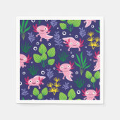 Serviette En Papier Axolotl (Devant)