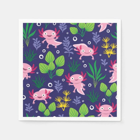 Serviette En Papier Axolotl (Devant)