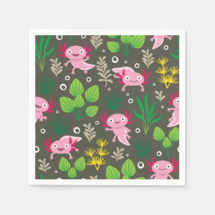 Serviette En Papier Axolotl Napkins