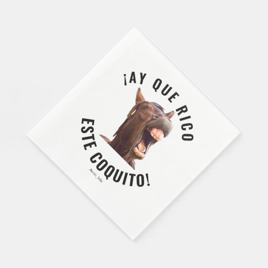 Serviette En Papier ¡Ay Que Rico Este Coquito ! (Coin)