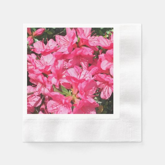 Serviette En Papier Azalea rose (Devant)