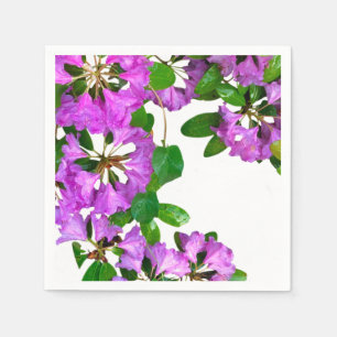 Serviette En Papier Azaleas roses