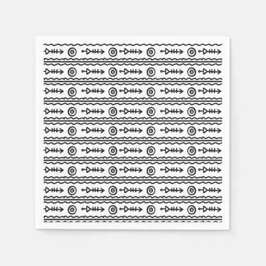 Serviette En Papier Aztec Boho (Devant)