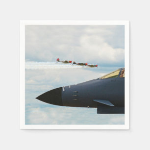 Serviette En Papier B-1 Bombardement et chasseurs 2ÈME GUERRE MONDIALE