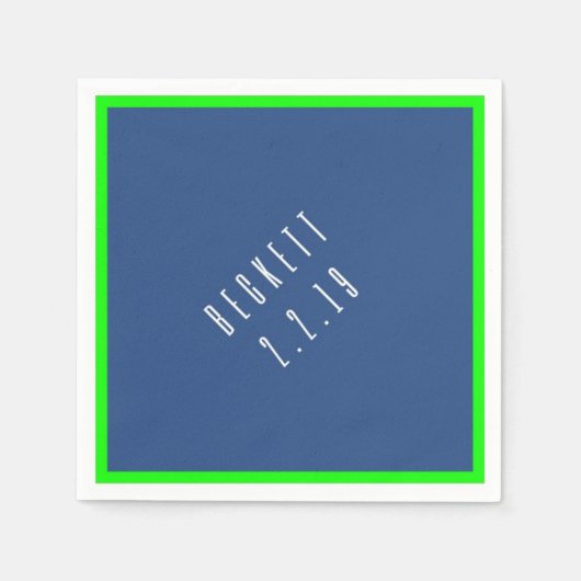 Serviette En Papier B Bar Mitzvah Napkin (Devant)