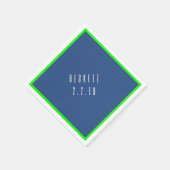 Serviette En Papier B Bar Mitzvah Napkin (Coin)