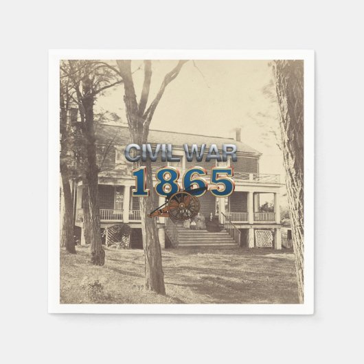 Serviette En Papier BABH Guerre civile 1865 serviettes (Devant)