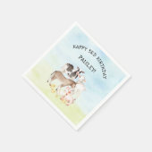 Serviette En Papier Baby barnyard animaux décoration de fête d'anniver (Coin)