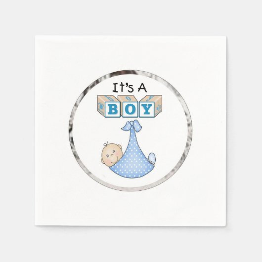 Serviette En Papier Baby Boy (Devant)
