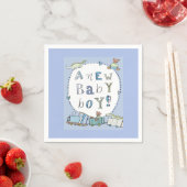 Serviette En Papier Baby Boy (En situation)