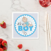 Serviette En Papier Baby Boy (En situation)