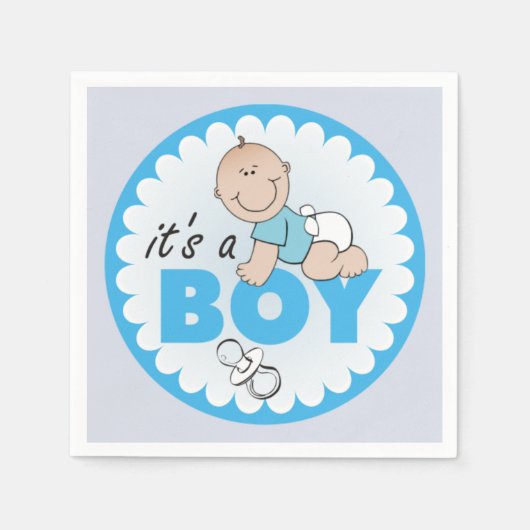 Serviette En Papier Baby Boy (Devant)