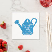 Serviette En Papier Baby Boy Douche Message Personnalisé Waters Can (En situation)