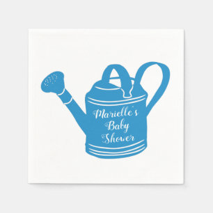 Serviette En Papier Baby Boy Douche Message Personnalisé Waters Can