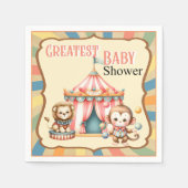Serviette En Papier Baby Circus (Devant)