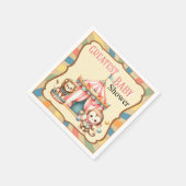 Serviette En Papier Baby Circus (Coin)