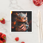 Serviette En Papier Baby Dragon (En situation)