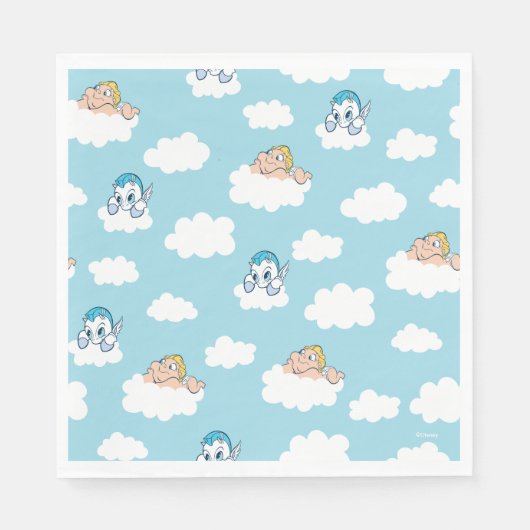 Serviette En Papier Baby Hercules and Pegasus Cloud Pattern Napkins (Devant)