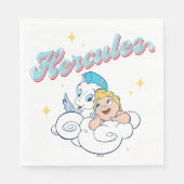 Serviette En Papier Baby Hercules and Pegasus on a Cloud Napkins (Devant)