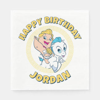 Serviette En Papier Baby Hercules Riding Pegasus Napkins
