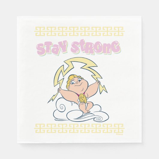 Serviette En Papier Baby Hercules - Stay Strong Napkins (Devant)
