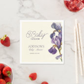 Serviette En Papier Baby In Bloom Baby shower Printemps été fleuri (En situation)