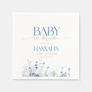 Serviette En Papier Baby in Bloom Baby shower serviettes