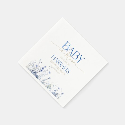 Serviette En Papier Baby in Bloom Baby shower serviettes (Coin)