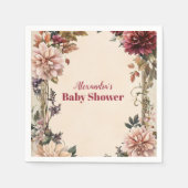 Serviette En Papier Baby in Bloom Fleur sauvage (Devant)