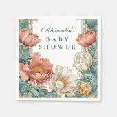 Serviette En Papier Baby in Bloom Floral Shower (Devant)