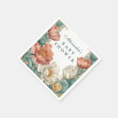 Serviette En Papier Baby in Bloom Floral Shower (Coin)