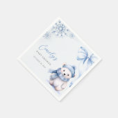 Serviette En Papier Baby It’s Cold Outside Polar Bear Napkins (Coin)