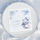 Serviette En Papier Baby It’s Cold Outside Polar Bear Napkins