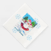 Serviette En Papier Baby It's Cold Outside! Party Supplies (Coin)