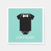 Serviette En Papier BABY Little Man Tuxedo ShowParty (Devant)