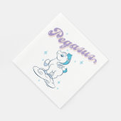Serviette En Papier Baby Pegasus Napkins (Coin)