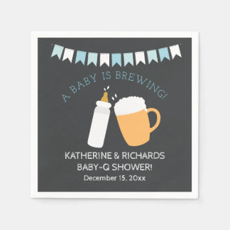 Serviette En Papier Baby-Q Baby est en train de brasser Garçon Douche