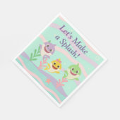 Serviette En Papier Baby Shark Party Napkins (Coin)