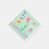 Serviette En Papier Baby Shark Party Theme Napkins  (Coin)