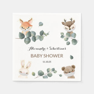 Serviette En Papier Baby shower