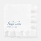 Serviette En Papier Baby shower (Devant)