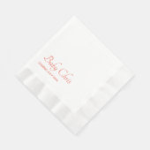 Serviette En Papier Baby shower (Coin)