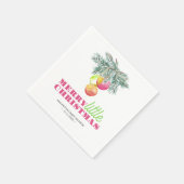 Serviette En Papier Baby shower à thème de Noël (Coin)