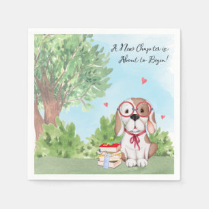 Serviette En Papier Baby shower à thème du livre