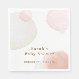 Serviette En Papier Baby shower Abstrait Boho simple