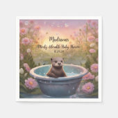 Serviette En Papier Baby shower adorable (Devant)