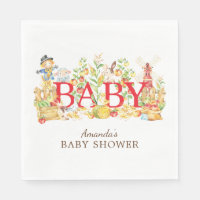 Baby shower agricole Papier de 