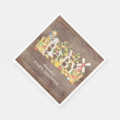 Serviette En Papier Baby shower agricole Papier de  (Coin)