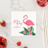 Serviette En Papier Baby shower Aloha (En situation)